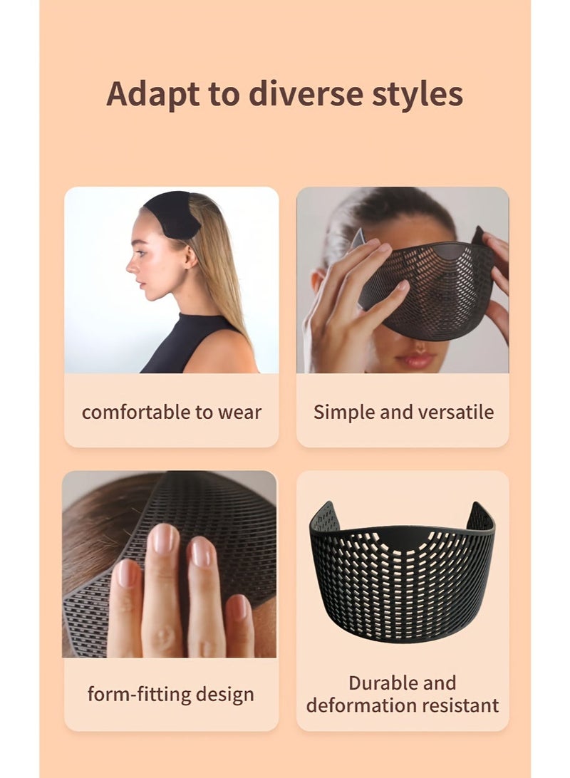 NIBEMINENT A Beloved Headband for Muslim Women, Suitable for Various Daily, Religious, And Social Occasions. This Headband Holder Keeps The Hijab in Place, Ensuring It Stays Secure Even in The Wind. Made of Nylon, It Is Comfortable to Wear - Image 4